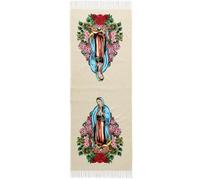 Générique Châle De La Vierge Marie Pour Femmes,Doux Et Chaud À Motifs Floraux À Usage,Écharpe Catholique Vierge Marie | pour Prière ne Voyage Restaurant Jardin Intérieur Extérieur Vacances Maison