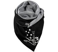 Générique Chale Femme Echarpe Beige Foulard Leopard Imprimé Écharpe Douce Foulards Blanche Chaud Bleue Echarpes Grosse Laine Hiver Noel Multicolore Marron