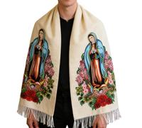 Générique Châle Vierge Marie - Décoration Catholique Chaude et Douce | Châles Couverture pour Femmes - pour Prière Voyage Intérieur Extérieur Fêtes Salle Séjour Vacances