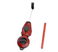 Générique Chalk Line Tool, Automatic Retractable Tool, Layout Marking Roll with Fine Point, Measurement Accuracy Guard for Snapping Straight Lines, Framing Points, and Aligning Structural Blueprints