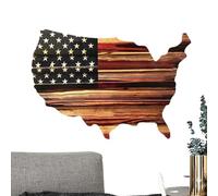 Générique Challenge Coin Display, Wooden Flag Holder, 14.17x8.27in Multi-Layer Structure, Patriotic Home Decor, Ideal for Bedroom & Living Room, Showcase Your Coins with Pride