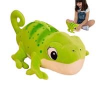 Générique Chameleon Doll - Realistic Lizard Toy, Comfortable Cartoon Companion, Eleven inch Plush Stuffed Animal | Soft Wildlife Figure Christmas, Perfect Bedtime Hugging Gift for Birthday