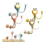 Générique Changeable Shape Funny Sportsman Night Light, Suction Cup Bendable Desk Table Lamp, Home Ornaments for Bedroom, Bathroom, Corridor, Kitchen (B1+B2+B3+B4)