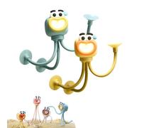 Générique Changeable Shape Funny Sportsman Night Light, Suction Cup Bendable Desk Table Lamp, Home Ornaments for Bedroom, Bathroom, Corridor, Kitchen (B3+B4)