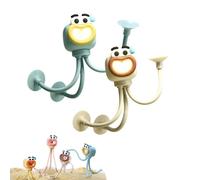 Générique Changeable Shape Funny Sportsman Night Light, Suction Cup Bendable Desk Table Lamp, Home Ornaments for Bedroom, Bathroom, Corridor, Kitchen (B2+B4)