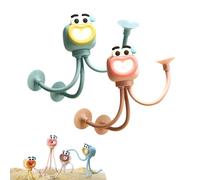 Générique Changeable Shape Funny Sportsman Night Light, Suction Cup Bendable Desk Table Lamp, Home Ornaments for Bedroom, Bathroom, Corridor, Kitchen (B1+B4)