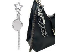 Générique Chap Stick Keychain, Metal Makeup Storage, Portable Lip Holder, Cute Lip Balm, Stylish Cosmetic Organizer, Trendy Handbag Accessory, Practical Travel for Women Teen Handbag