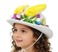 Générique Chapeau à Oreilles de Lapin pour Pâques | Couvre-Chef Occidental pour Fêtes et Saisons | Déguisement de Pâques | pour Chasse aux Œufs Fêtes et Célébrations
