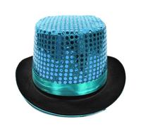 Générique Chapeau à Paillettes Unisexe pour Adulte - Accessoire de Costume Disco pour Fête, Carnaval, Clown - deguisement disco femme homme
