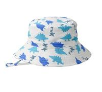 Générique Chapeau Bob Dinosaure pour Tout-Petits, Large Bord et Imprimé Dessin Animé, pour Garçons et Filles, pour Jeux en Plein Air et Protection Solaire