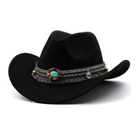 Générique Chapeau Canotier pour Enfants, Style Fedora Britannique Élégant, Bord Rigide et Coupe Classique, pour Garçons et Filles de 4 à 12 Ans, pour Fêtes et Cérémonies