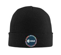 Générique Chapeau Chaud de l’Agence Spatiale européenne Casquettes tricotées Bonnets Femmes pour Hommes Chapeau d’Automne Hiver en Acrylique Casquettes ESA Crochet