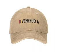 Générique Chapeau Chaud Venezuela Minimal Design Casquette Unissex Deniimm Dénimm Casquette vénézuélienne d’extérieur Gollff Soft Caps Non structurés Cadeau de Chapeau