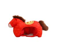 Générique Chapeau Cheval,Chapeau en Peluche Rembourré | Déguisement Tête de Cheval Cartoon | Pour Spectacle Scène Photo Accessoire Fête École Hommes Femmes Jeunes