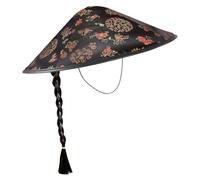 Generique - Chapeau Chinois avec Tresse Noire