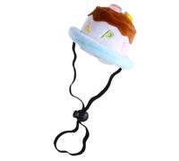 Générique Chapeau Confortable d'anniversaire Compagnie Animaux pour de en Peluche Bleu de Gâteau Bande Élastique pour Promenade et Fête
