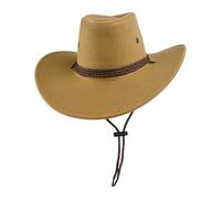 Générique Chapeau Cowboy Daim Chapeau Britannique Western Couvre Chef Homme Femme Accessoire Rancher(Gold, M)