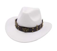 Générique Chapeau Cowboy Femme Western Homme Jazz, Modèle Cowboy Hat