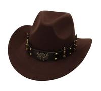 Générique Chapeau Cowboy Femme Western Homme Jazz, Modèle Cowboy Hat