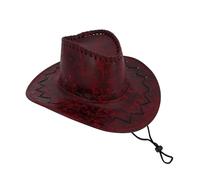 Générique Chapeau Cowboy Homme Cowboy Homme Wide Brim Paille Hat Pliable Ceinture Modulable À Large Bord Classique Bonnet Soleil Accessoire Cowgirl