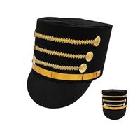Générique Chapeau De Casse-Noisette Adulte - Haut-de-Forme De Costume De Soldat Style Chef De Musique | Grand Chapeau De Parade Pour Pièces De Casse-Noisette, Fêtes À Thème Et Défilés