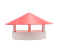 Générique Chapeau de Cheminée Imperméable en PVC Couvre-Cheminée de Parapluie Ventilation Anti-Pluie pour Conduit Domestique Protection Vent et Pluie 1 Pièce