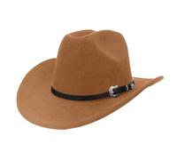 Générique Chapeau de Cowboy Paille Femme Chapeau Sheriff Homme Paille Mariage Invité Cowboy Paillette Fermier de en Chapeaux Cowboys Accessoires Deguisement Rose Cowgirl