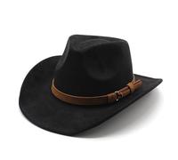 Générique Chapeau de Cowboy pour Femme Chapeau Paille Homme Cow Boy Ceremonie Femme Borsalino de Cowboy Fille Western Country Paillette Déguisement Adulte Cowgirl Blanc