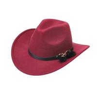 Générique Chapeau de Cowboy Vetement Cowboy Homme À Large Bord Paille Hat Pliable Ceinture Modulable Wide Brim Bonnet Soleil Décontracté Accessoire Cowgirl