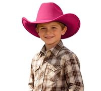 Générique Chapeau de Cowboy Western pour Enfants, Ajustement réglable et matière résistante, Accessoire de tête pour Jeux en extérieur, Parfait pour Les bébés et Les Aventures Quotidiennes