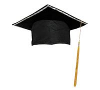 Générique Chapeau De Diplômé Avec Gland, Chapeau À LED Pour Graduation, Coiffure Avec Pompon, Accessoires Déguisement Université, Décoration Fête Étudiante et Événement Scolaire