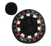 Générique Chapeau de fléchettes - Couvre-chef fantaisie en polyester bulls eye, accessoire de cosplay pour adultes, adolescents et enfant | EVG, Halloween, Fête, Déguisement de Fan de Sport