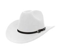 Générique Chapeau de Paille Cowboy Femme Chapeau Cuir Homme Festival Borsalino Femme Paille Soleil Cowboy Large Festif Chapeaux de Deguisement pour Adultes Rose Cowgirl