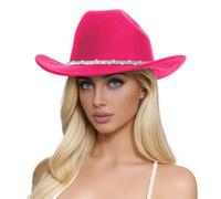 Générique Chapeau de Paille Cowboy Femme Chapeau Homme Feutre de Cow Boy Borsalino Femme Cloche Paille Country Lot Cowboy Adulte Chapeaux Déguisement pour Adultes Taille 62