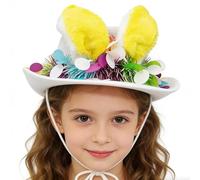 Générique Chapeau de Pâques pour, Couvre-Chef Occidental pour Fêtes et Saisons, Chapeau de Pâques pour, Pour Chasses Aux Œufs Carnavals Et Fêtes Familiales