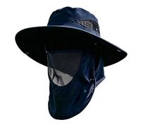 Générique Chapeau de pêche avec Un Rabat Nuque | Séchage Rapide Protection Solaire UPF 50+ Bord Large Anti-UV,Chapeau UV Amovible,pour Randonnée Camping Voyage