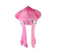 Générique Chapeau de poulpe pour Halloween, costume de fête costumée Octopus, Squid multicolore, taille unique, unisexe, rose