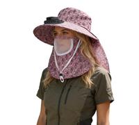 Générique Chapeau de Randonnée Énergisé par Éventail Solaire Portable avec Large Bords pour et Activités Estivales Chic