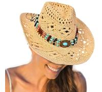 Générique Chapeau de Soleil à Large Bord,Chapeau de Plage Élégant pour Femme - Sombrero pour Femmes, Accessoires Décontractés pour Voyage, Pique-Nique, Camping, Vacances, Randonnée et Activités