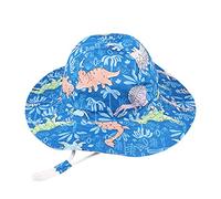 Générique Chapeau de Soleil Bébé avec Visiere Protection Anti-uv avec Cordelette Bob Lavable Plage Vacances Contre Soleil Cadeau Anniversaire Baptême
