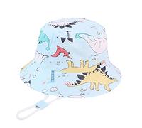 Générique Chapeau de Soleil Bébé avec Visiere Protection Anti-uv avec Cordelette Bob Lavable Plage Vacances Contre Soleil Cadeau Anniversaire Baptême