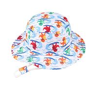 Générique Chapeau de Soleil Bébé avec Visiere Protection Anti-uv avec Cordelette Bob Lavable Plage Vacances Contre Soleil Cadeau Anniversaire Baptême
