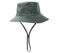 Générique Chapeau de Soleil Bébé Bob Chapeau Garçons Filles Enfants Chapeau Seau d'été Casquette de Plage Pliable avec Mentonnière Réglable et Large Bord
