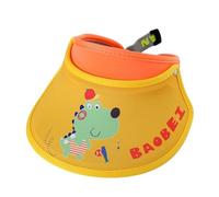Générique Chapeau de Soleil Dinosaure Dessus Vide pour Enfant, Modèle léger et Tendance Unisexe, Visière Large pour Protection Solaire, Idéal pour l'été et Les activités Sportives extérieures