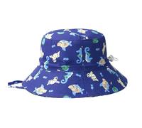 Générique Chapeau de Soleil en Coton pour Filles, Chapeau de Plage Pliable avec Protection UV pour Enfants