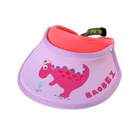 Générique Chapeau de Soleil Vide Dinosaure pour Enfant, Modèle léger Tendance pour garçons et Filles, Visière Large Protection UV, Parfait pour l'été et Les activités Sportives extérieures