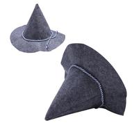 Générique Chapeau de Sorcière Halloween - Chapeaux Bavarois en Felt - Accessoire de Costume pour Adulte Fête Déguisée