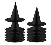Générique Chapeau De Sorcière Pour Femmes - Chapeau Noir Halloween Pour Dames Et Filles | Accessoire Dê Costume Cosplay, Chapeaû Pointu De Sorcière, Déguisement Poûr Fête, Spectacle Et Événement