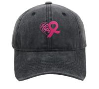 Générique Chapeau de Survie pour Homme avec Mois Sensibilisation au Cancer du Sein Couleur Photo Taille Unique Casquette Rose Baseball Femme ete Queue Cheval Accessoires visières