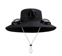 Générique Chapeau de Ventilateur | Construction de seau en polyester, sécurité de la mentonnière, couverture de journée ensoleillée pour le camping de